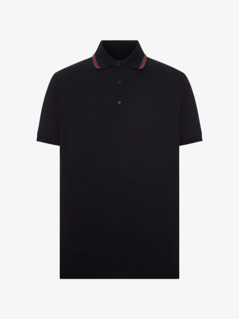 Gucci Web-stripe polo shirt