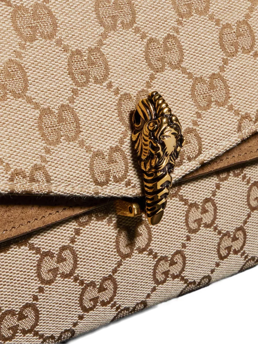 Gucci Dionysus GG Supreme schoudertas Beige
