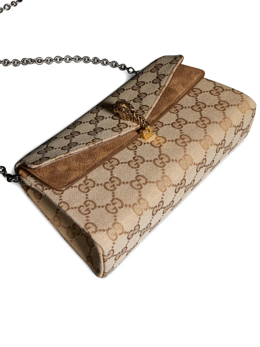 Gucci Dionysus GG Supreme schoudertas Beige