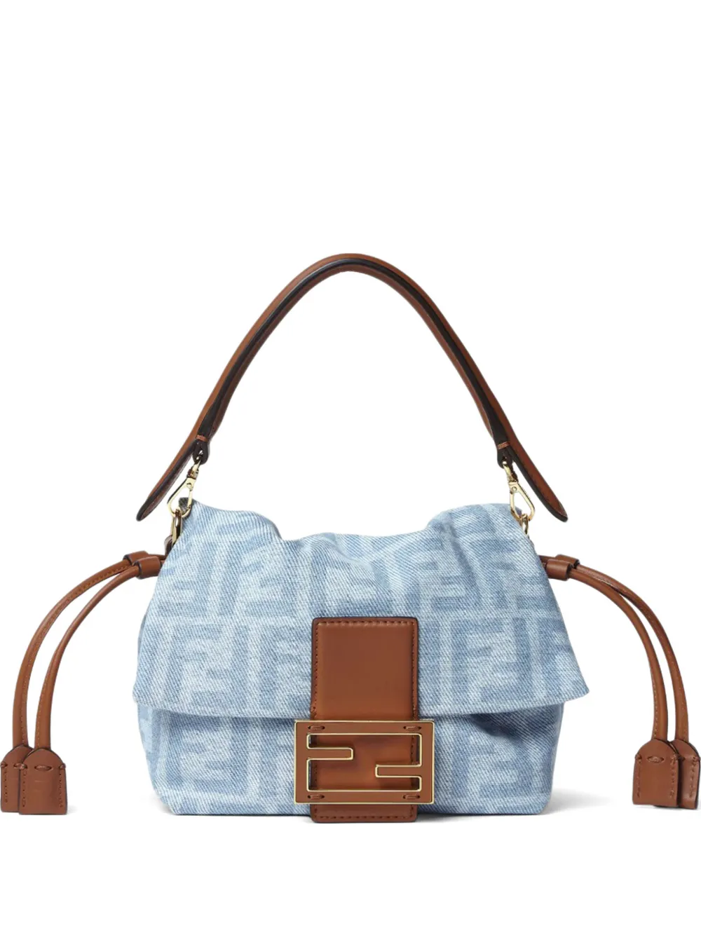 FENDI small Mamma Baguette tote bag - Blu