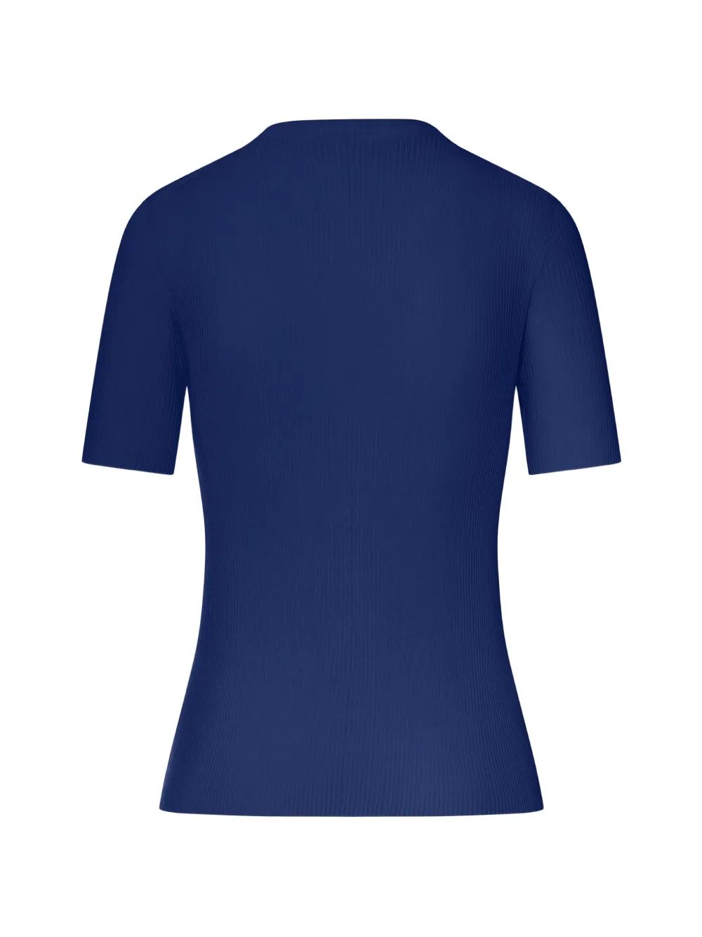 FENDI Geribbelde trui met korte mouwen Blauw