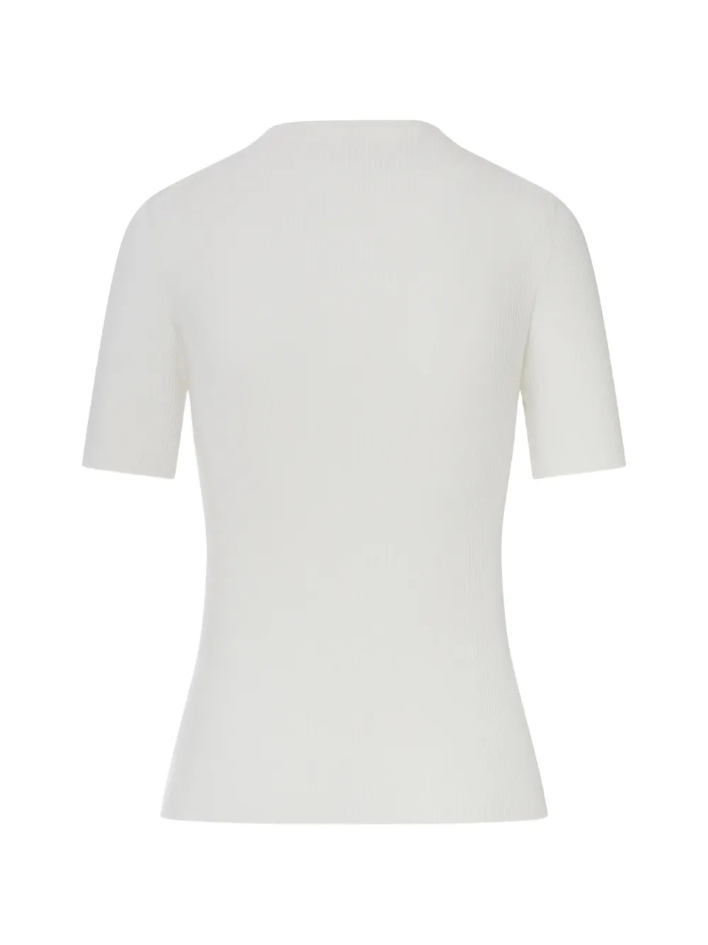 FENDI Geribbelde trui met korte mouwen Wit