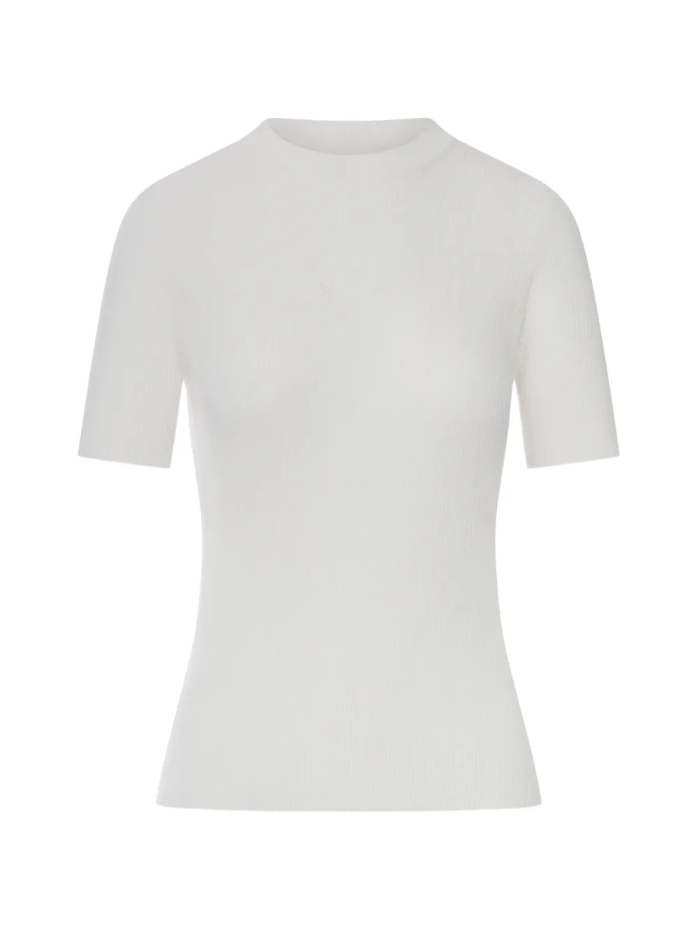 FENDI ribbed short-sleeve sweater - Weiß