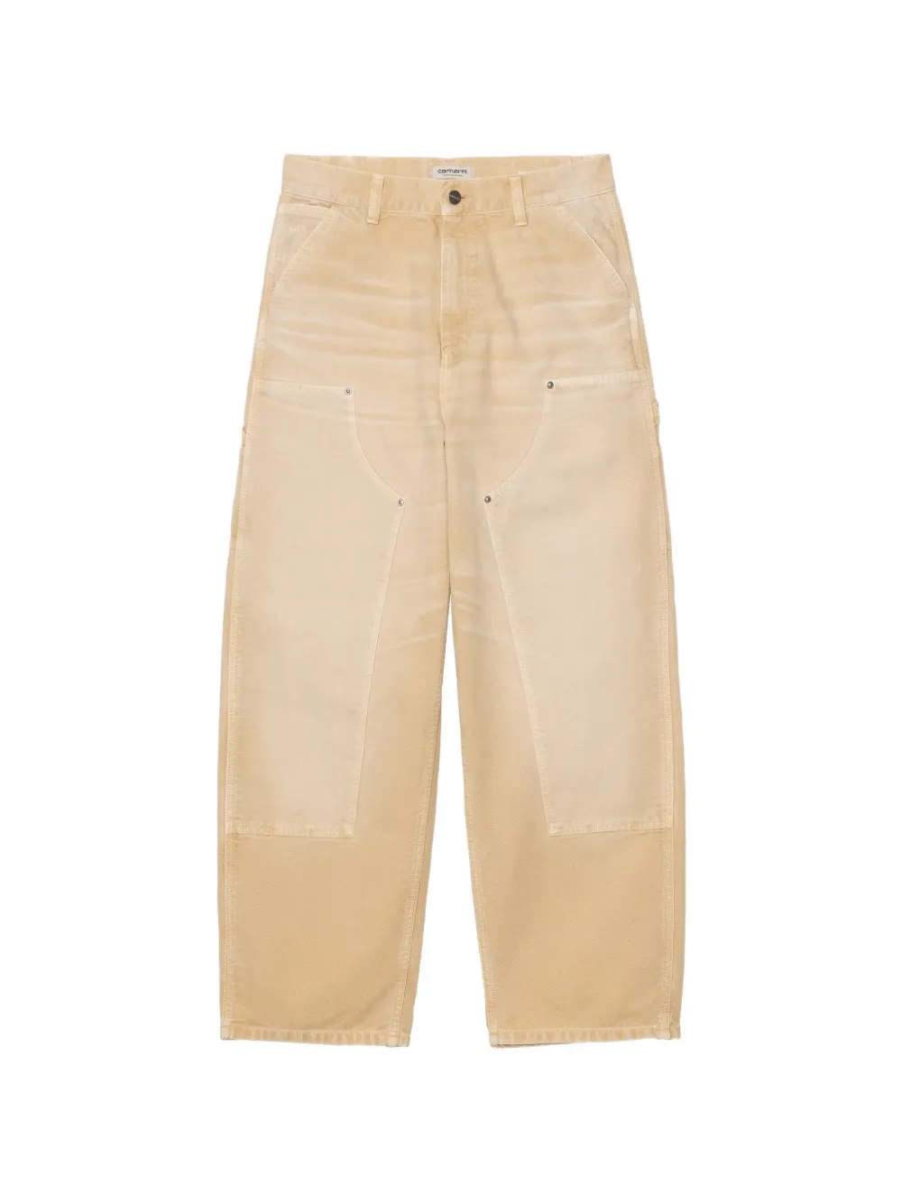 Carhartt WIP Brandon straight broek met dubbele knie Beige
