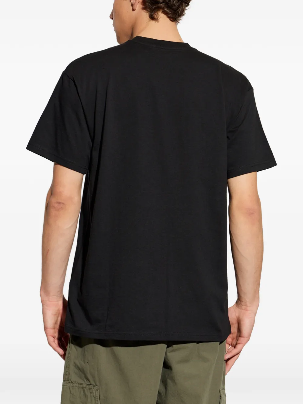 Carhartt WIP S S grafische print katoenen T-shirt Zwart