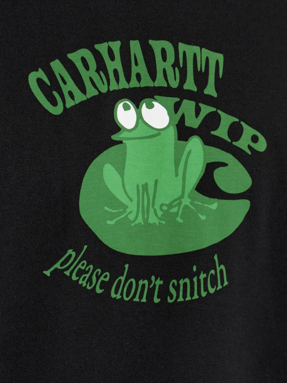 Carhartt WIP S S grafische print katoenen T-shirt Zwart