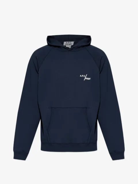 A.P.C. hoodie con logo estampado