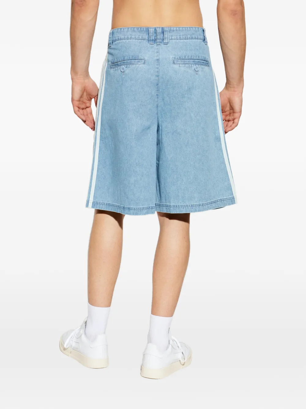 adidas Spijkershorts met zijstreep Blauw