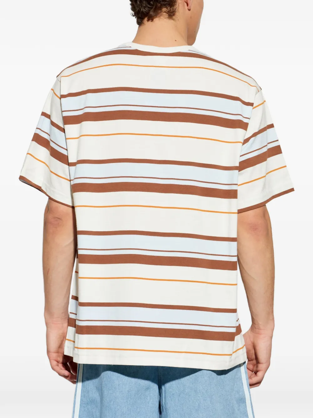 adidas T-shirt met logopatch Beige