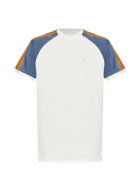 adidas raglan-sleeve logo-patch T-shirt