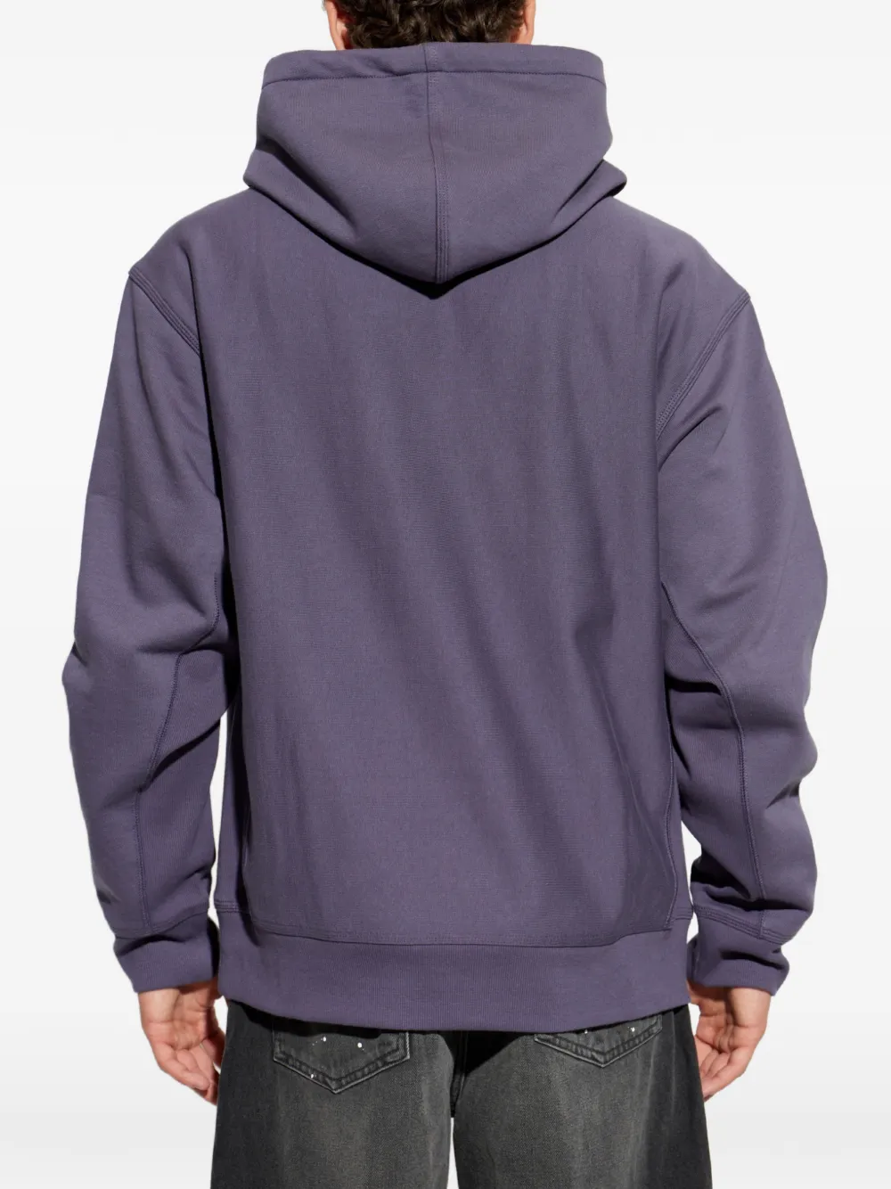 Carhartt WIP Hoodie met geborduurd logo Paars
