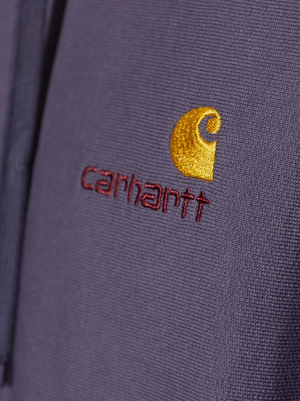 Carhartt WIP Hoodie met geborduurd logo Paars