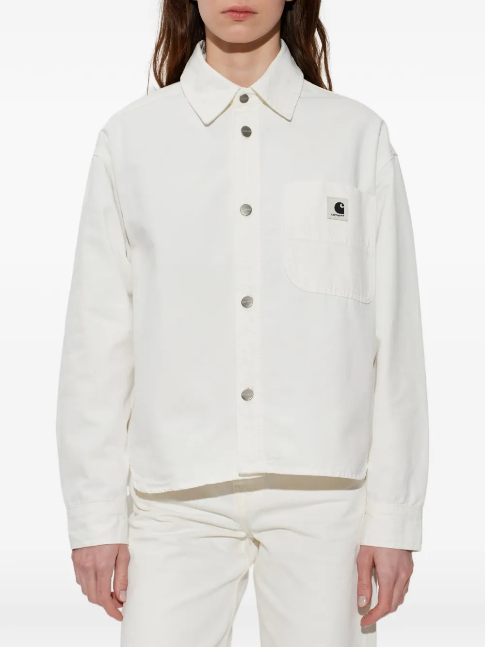 Carhartt WIP Overhemd met opgestikte zak Wit