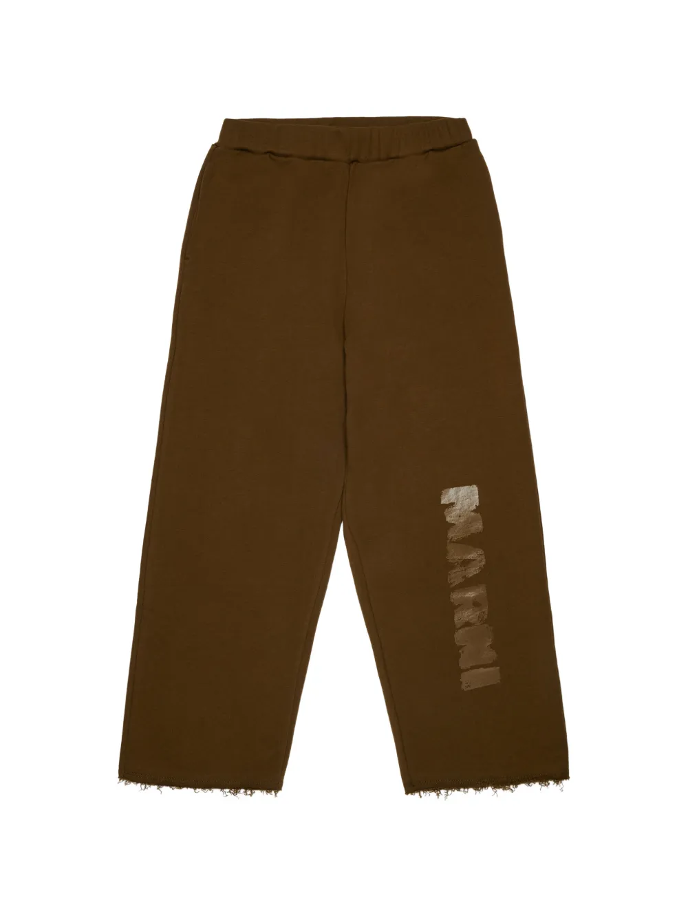 Marni Kids Pantaloni con stampa - Marrone