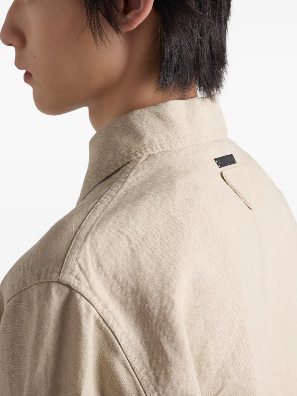 Prada Linnen jack Beige
