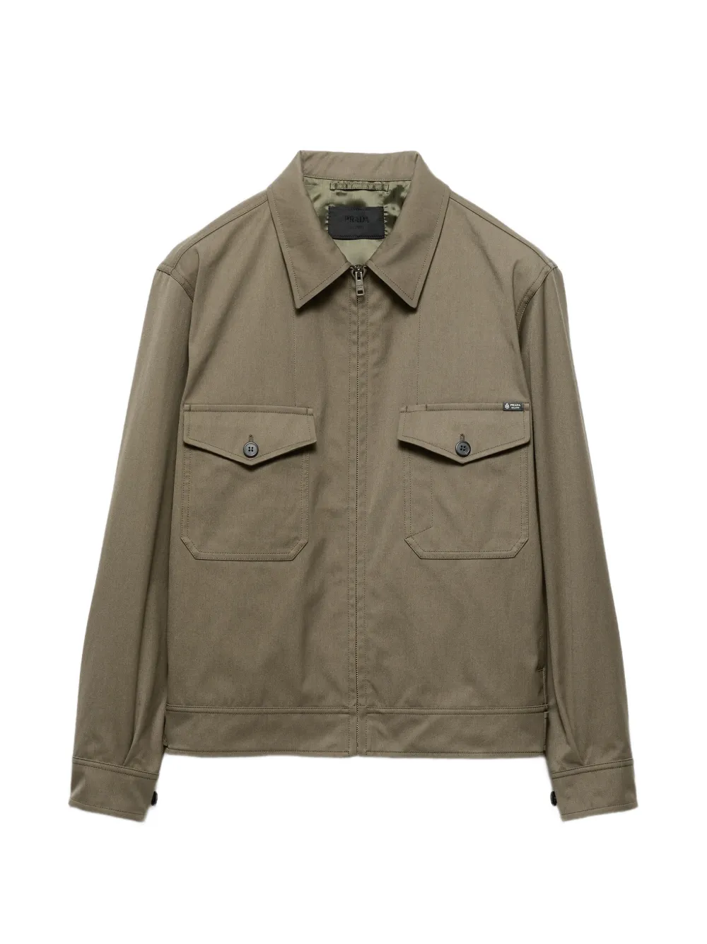 Prada technical fabric jacket - Grün