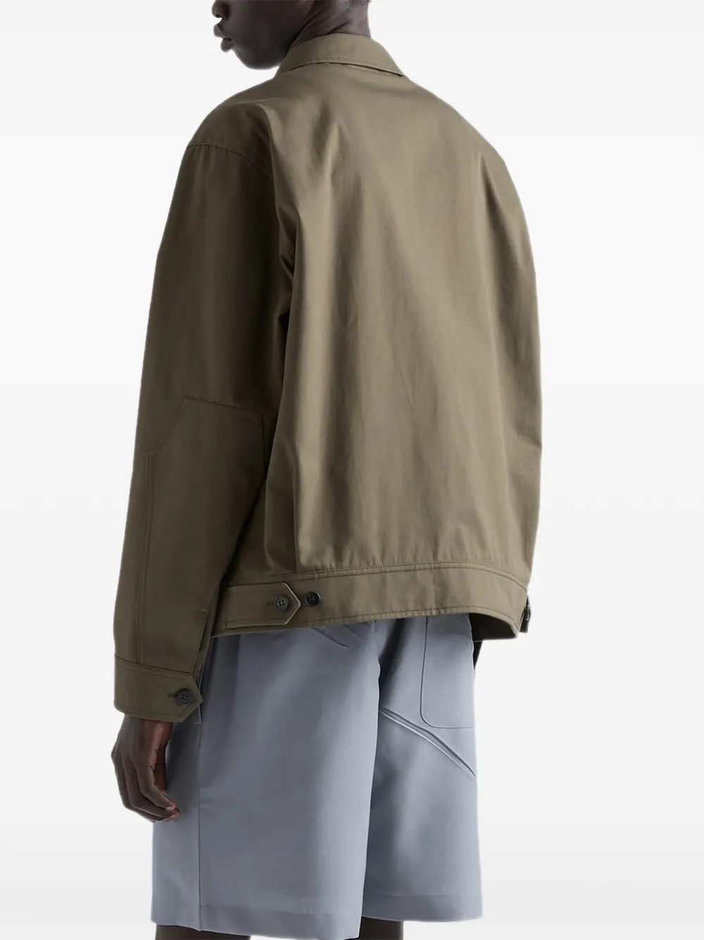  Prada Veste Zippée à Capuche - Vert 