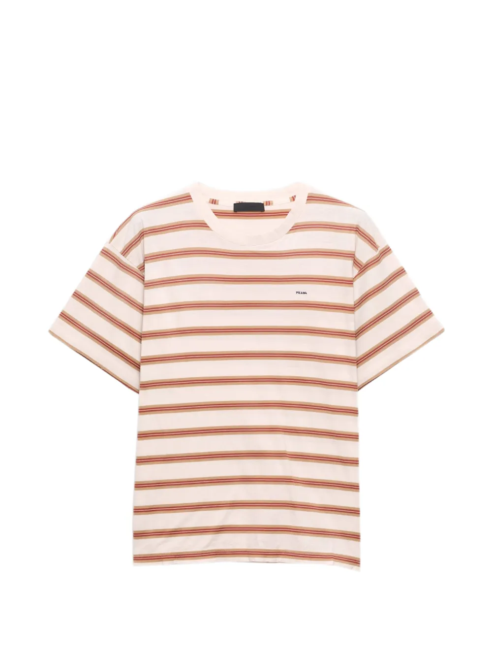 Prada T-shirt in cotone - Toni neutri