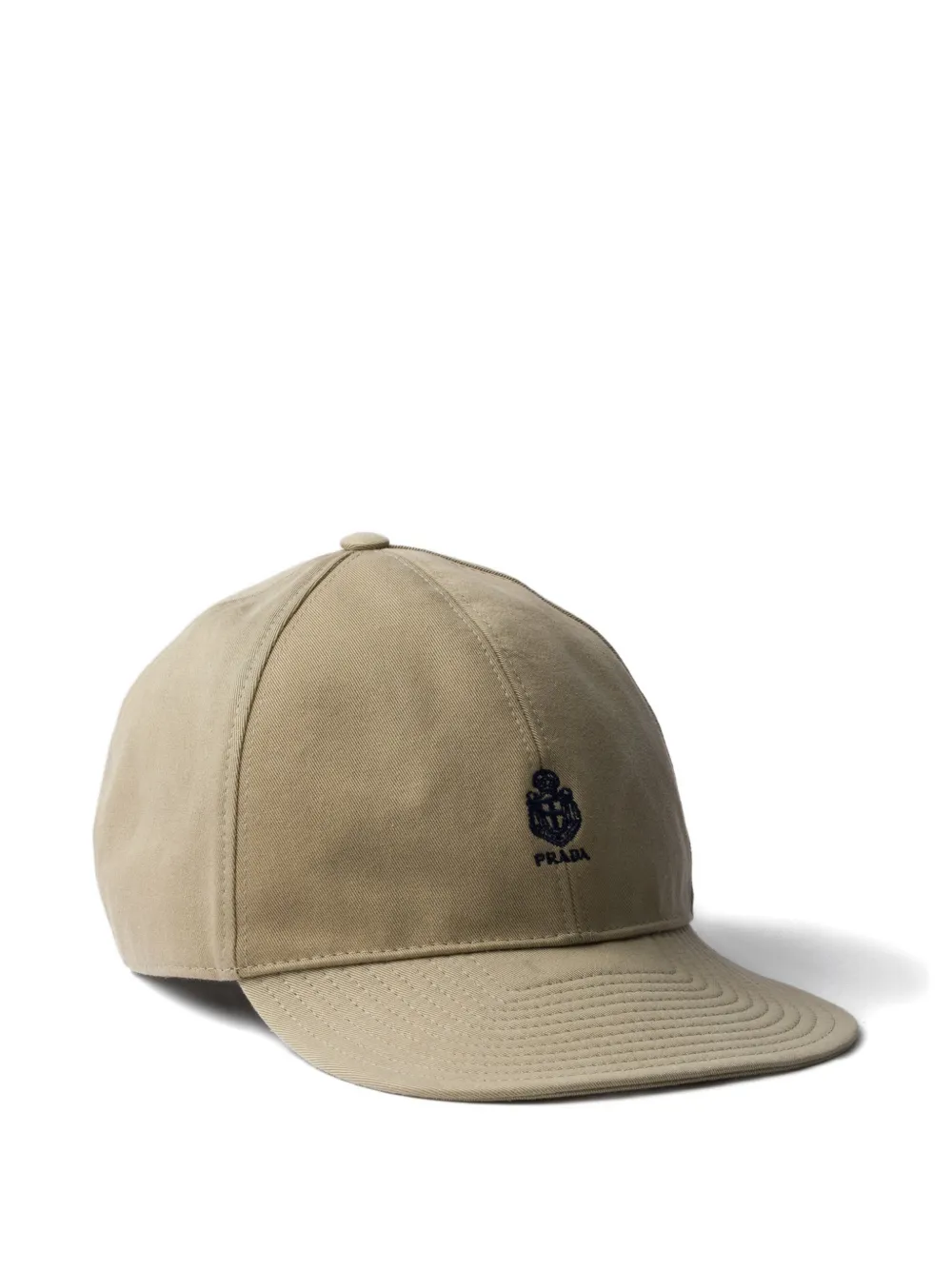 Prada Old Gabardine Baseball Cap In Neutral