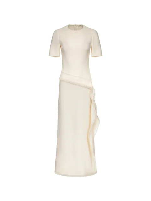 FFORME Jaune frayed dress