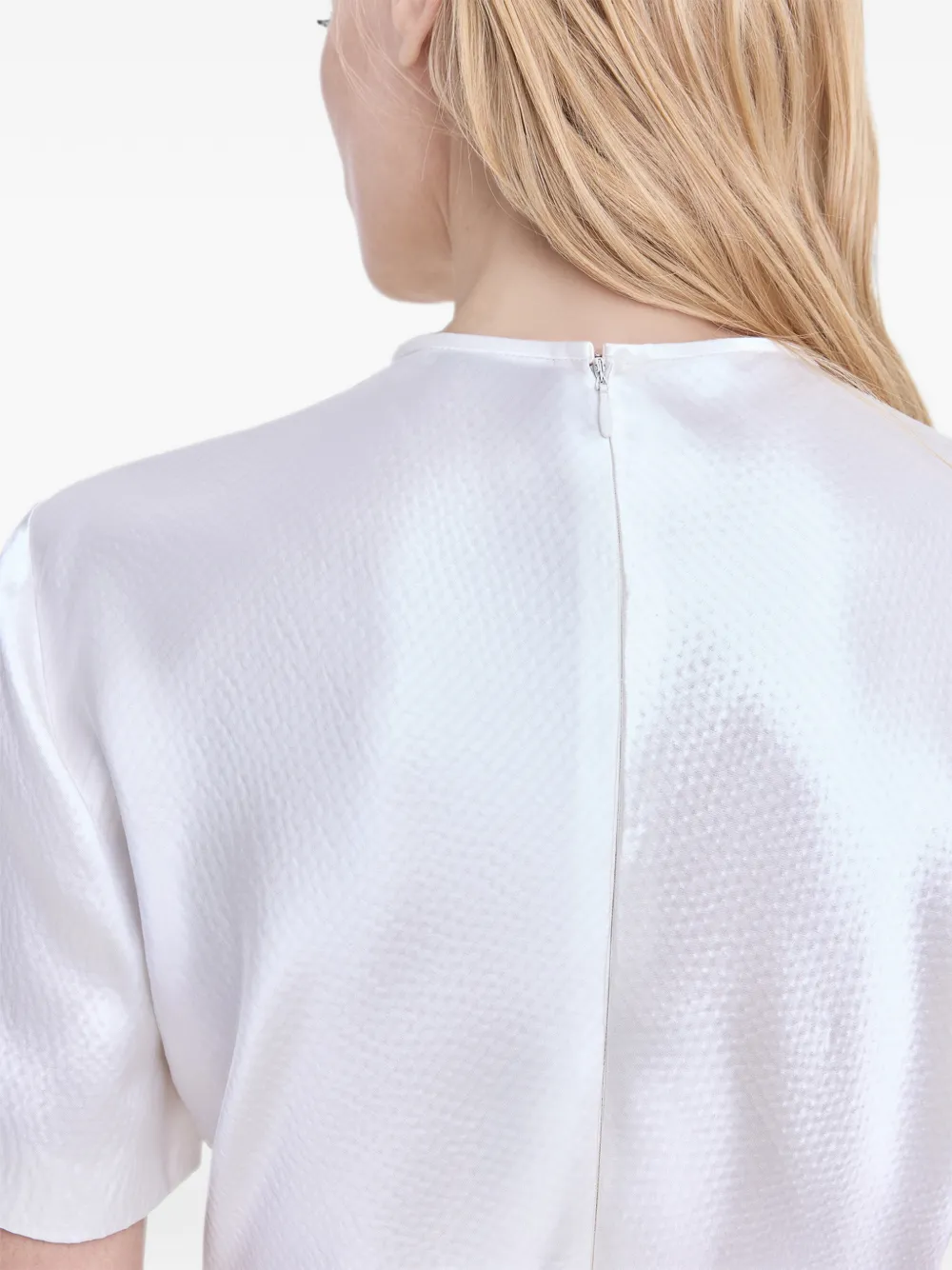 FFORME Akriti jurk met korte mouwen Wit
