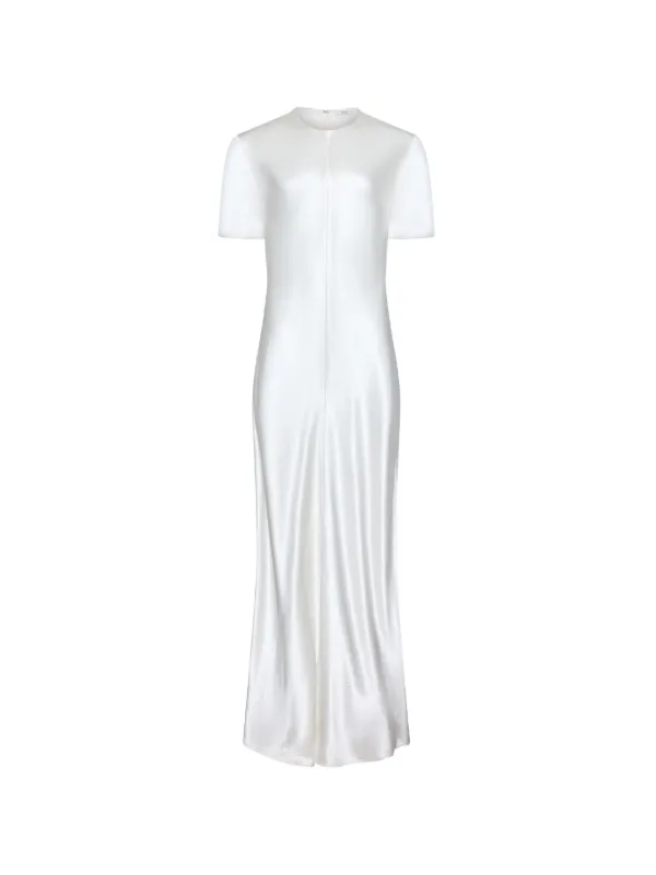 Fforme Akriti Short-sleeve Dress in White