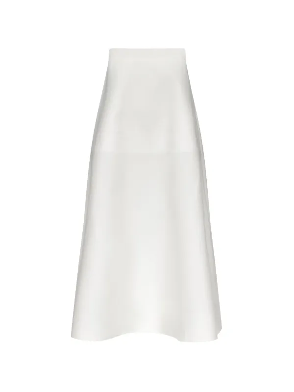Fforme Deeta A-line Skirt in White