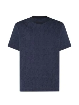 FENDI Fendi Roma 1925-graphic T-shirt | Blue | FARFETCH