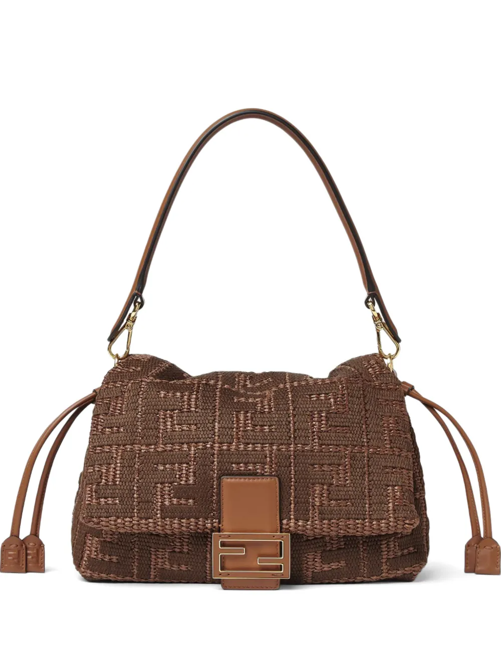 FENDI medium Mamma Baguette shoulder bag - Marrone