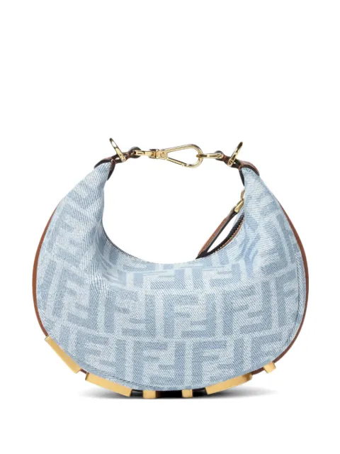 FENDI Mini Fendigraphy FF 经典logo斜挎包