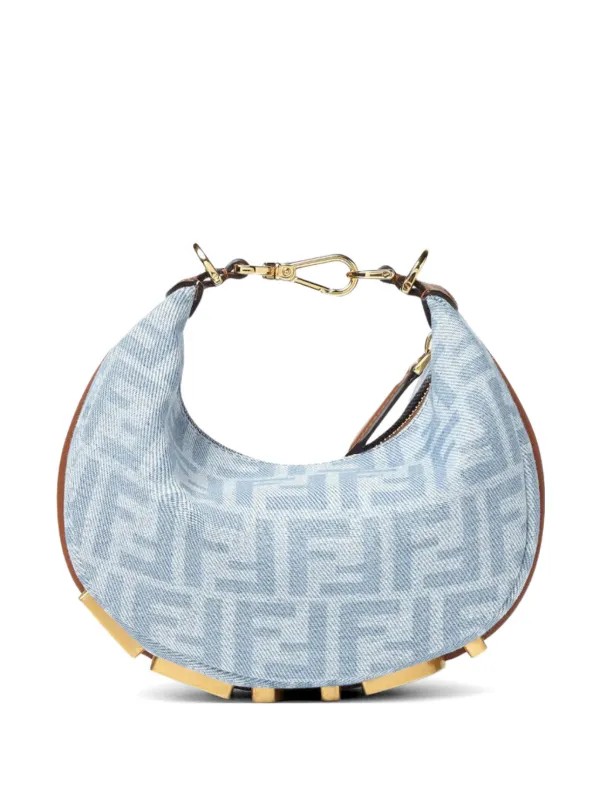 FENDI フェンディグラフィ ミニバッグ | ブルー | FARFETCH JP