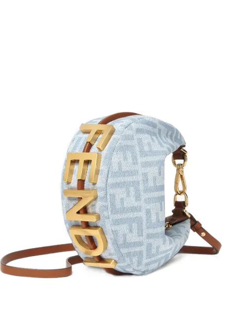 FENDI Fendigraphy logo-lettering mini bag