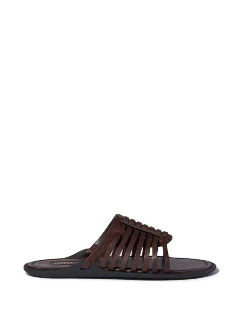 Miu Miu nappa-leather slides