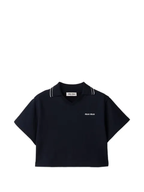 Miu Miu sudadera corta de vellón