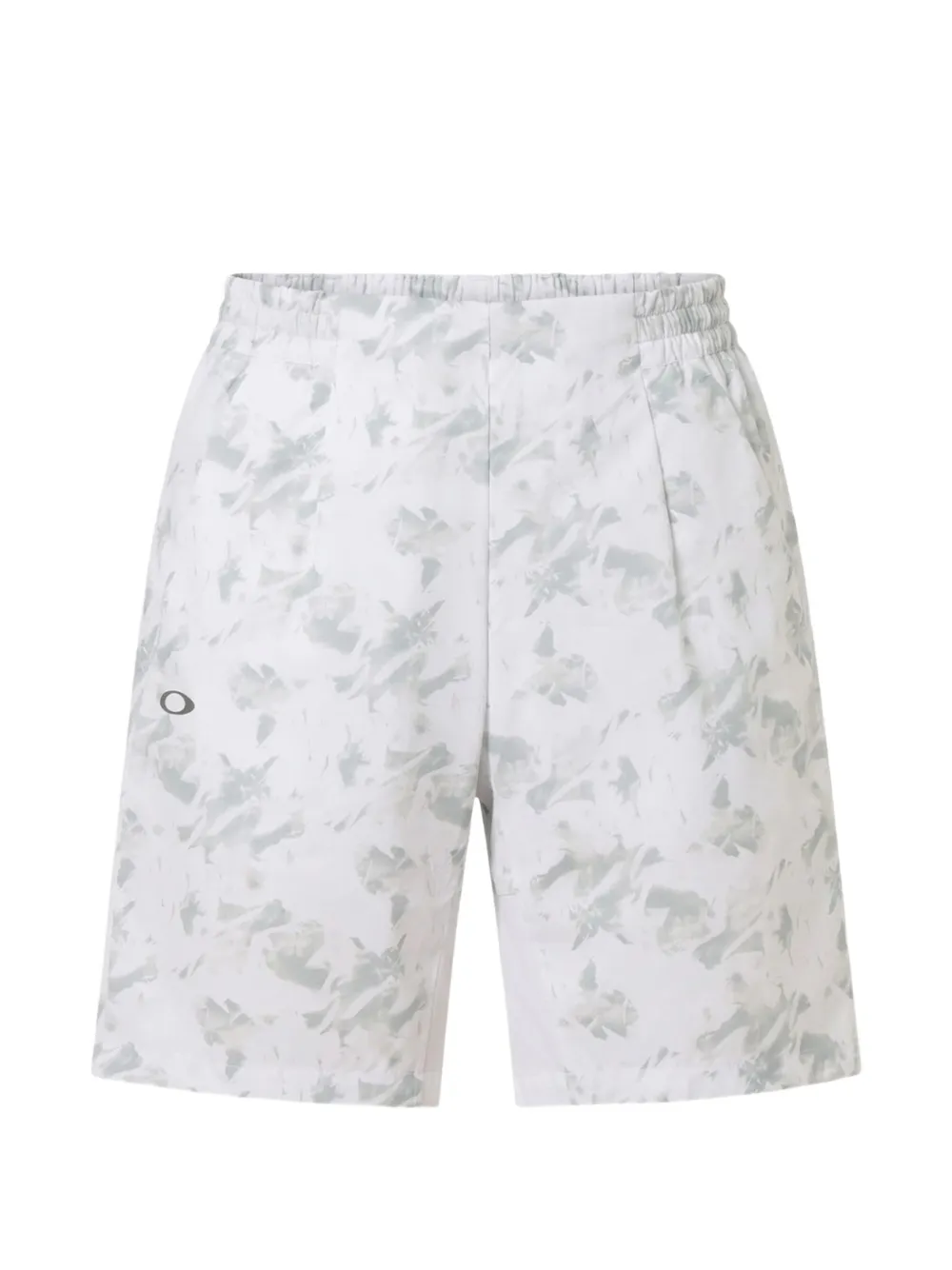 Oakley abstract-print elasticated-waist shorts - Bianco