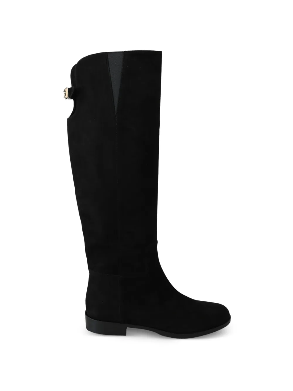 Dolce & Gabbana logo-plaque knee-high boots · 35