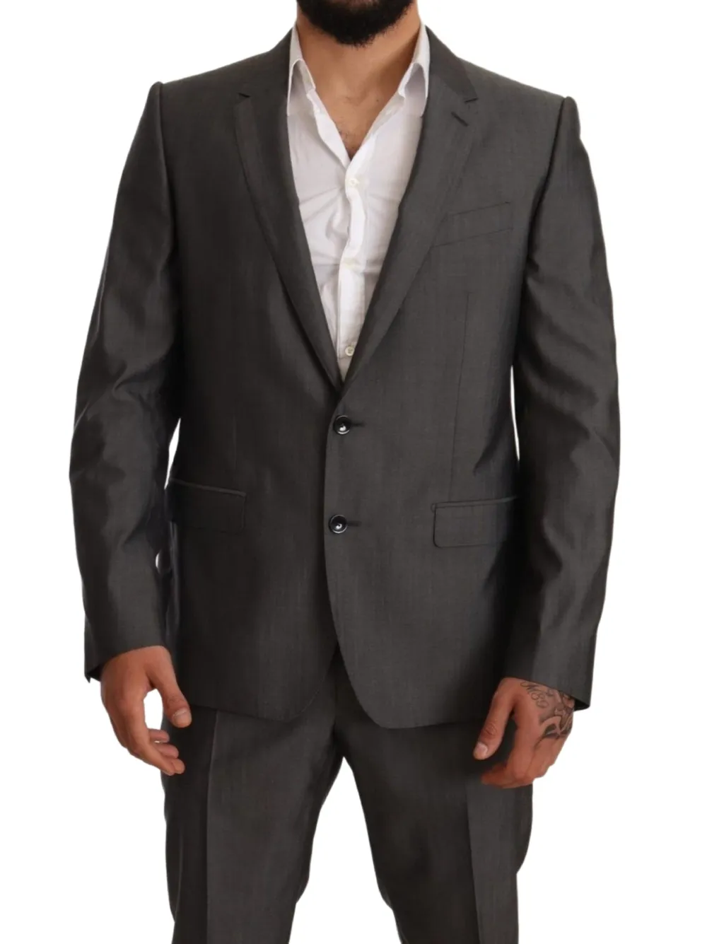 Dolce & Gabbana Martini wool suit Grijs