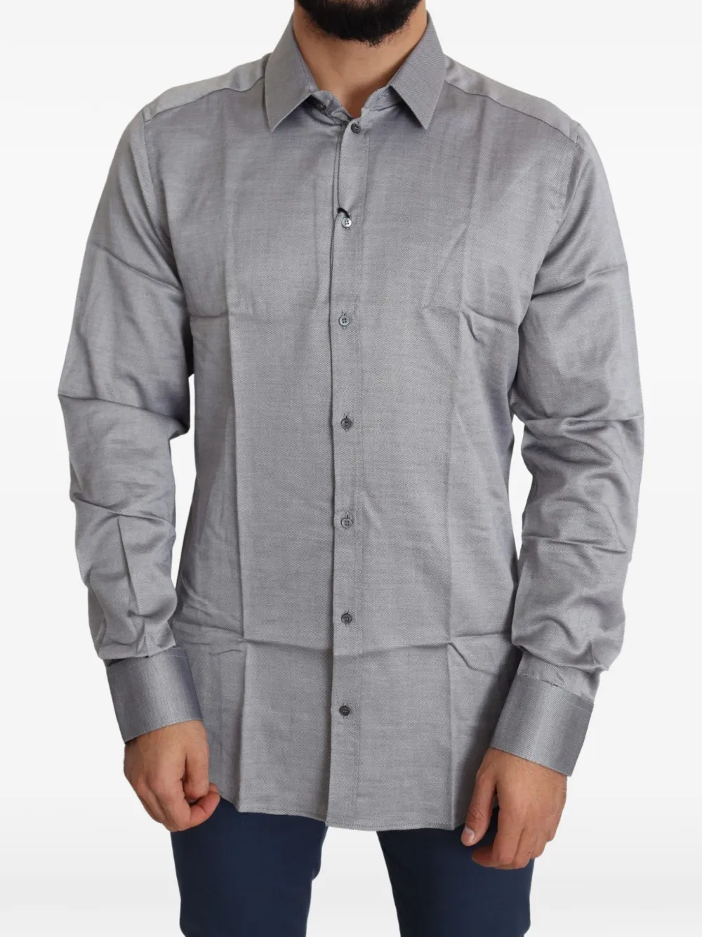 Dolce & Gabbana Camicia aderente - Grigio