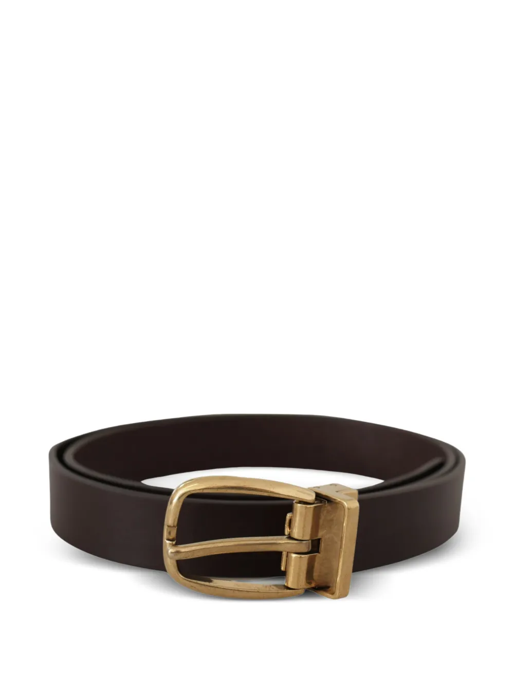 Dolce & Gabbana Schnallengürtel aus Leder - Braun