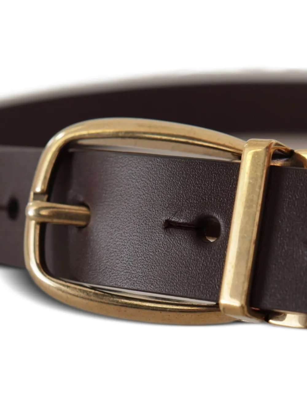 Dolce & Gabbana Leren gespriem Bruin
