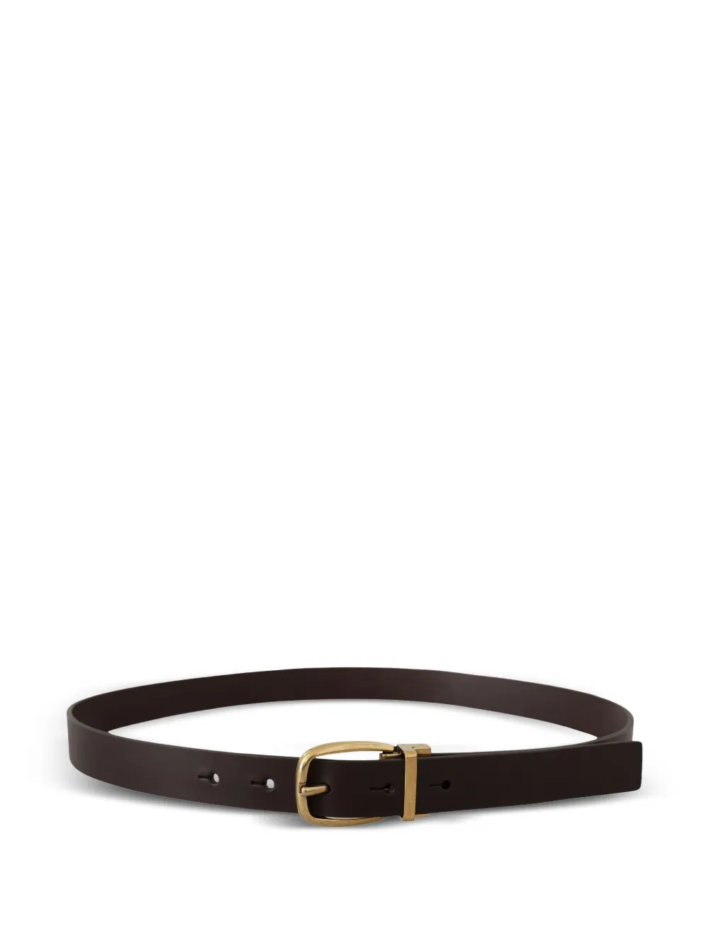 Dolce & Gabbana Leren gespriem Bruin