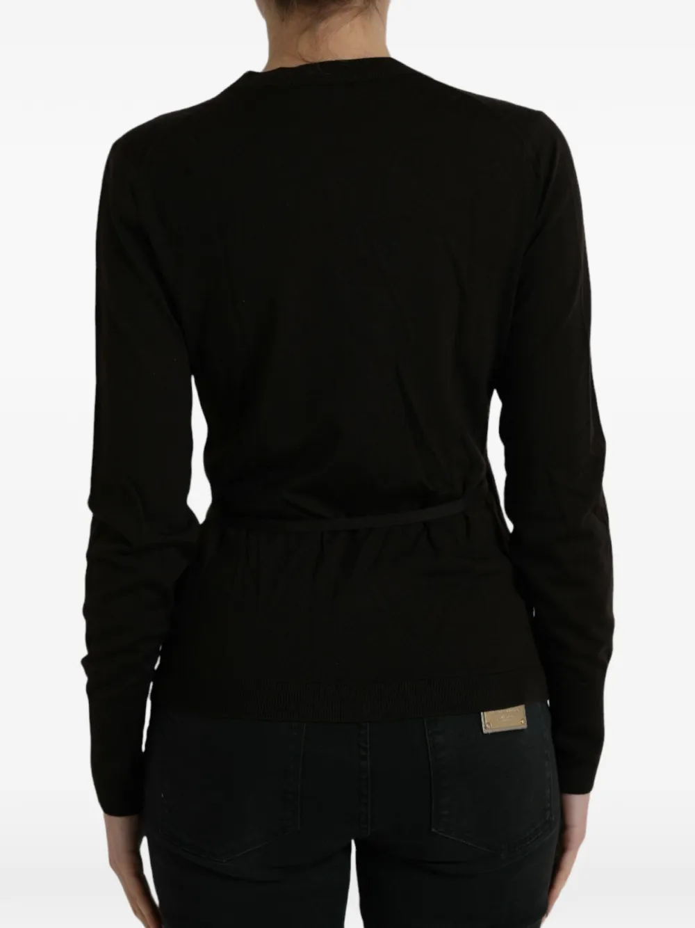 Dolce & Gabbana Trui met V-hals Zwart