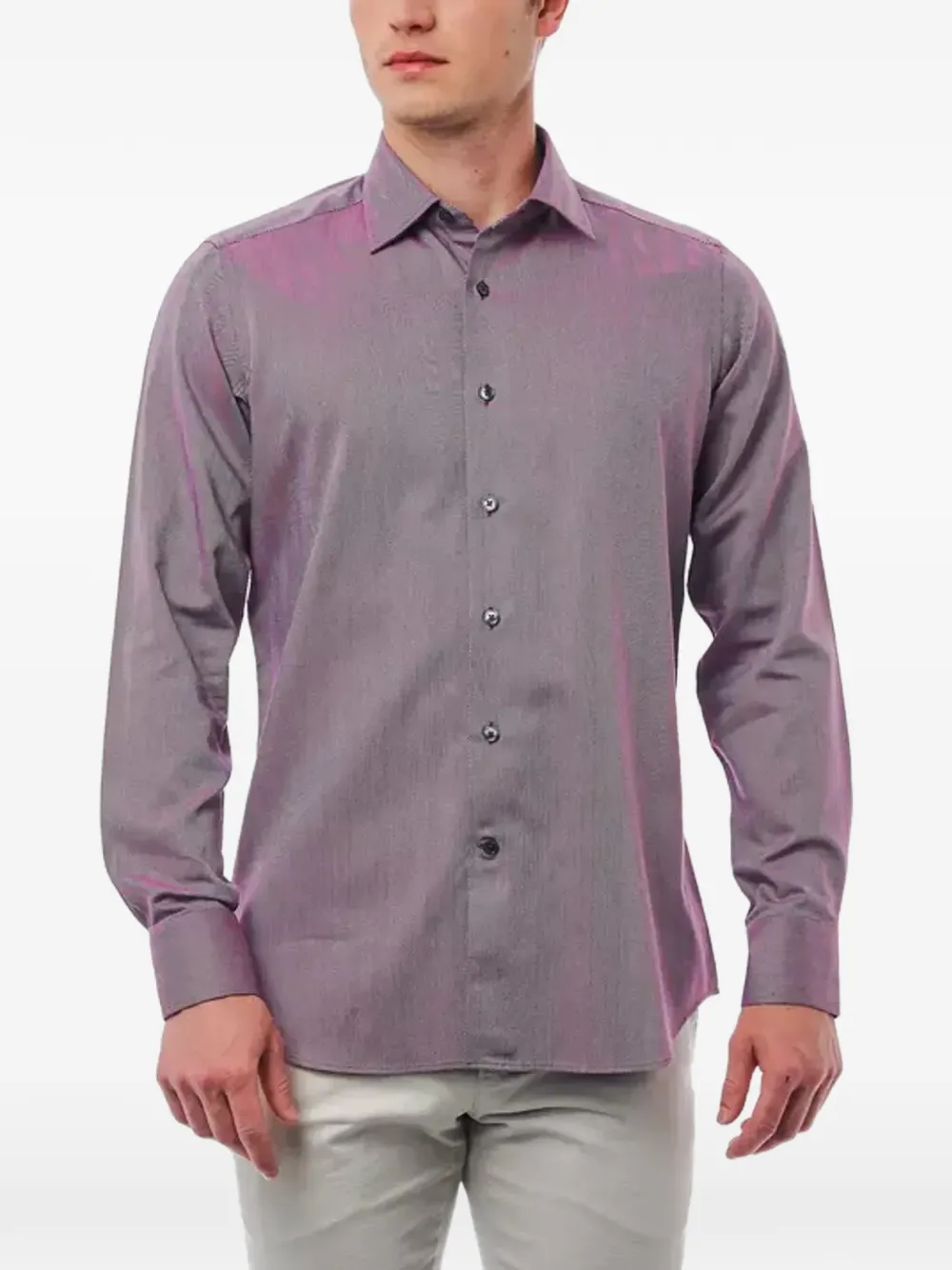 Bagutta herringbone shirt