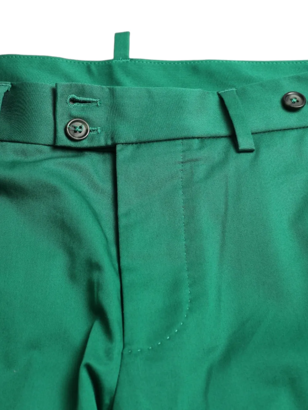 Dolce & Gabbana Chino shorts met knoop Groen