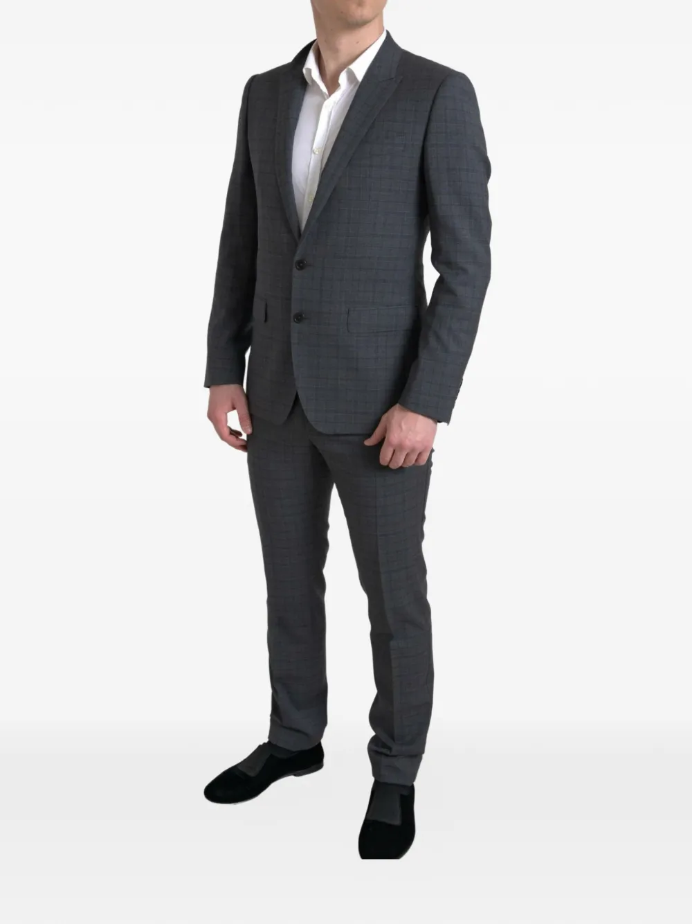 Dolce & Gabbana Pak met geruit patroon Grijs