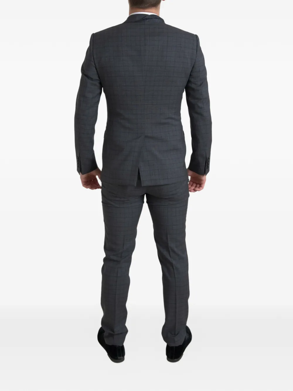 Dolce & Gabbana Pak met geruit patroon Grijs