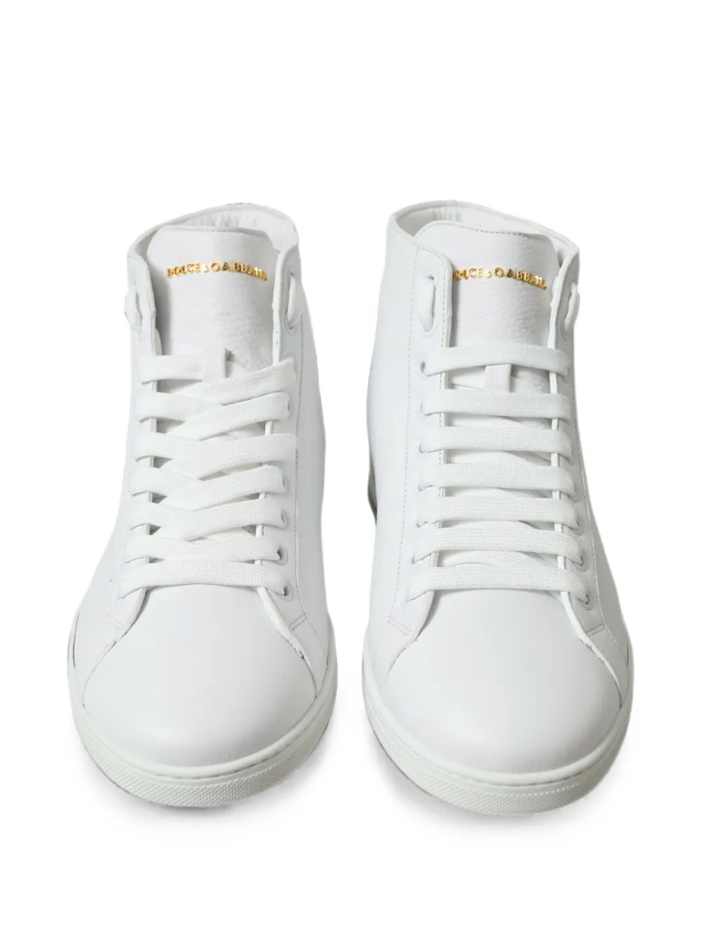 Dolce & Gabbana Saint Tropez leren sneakers Wit