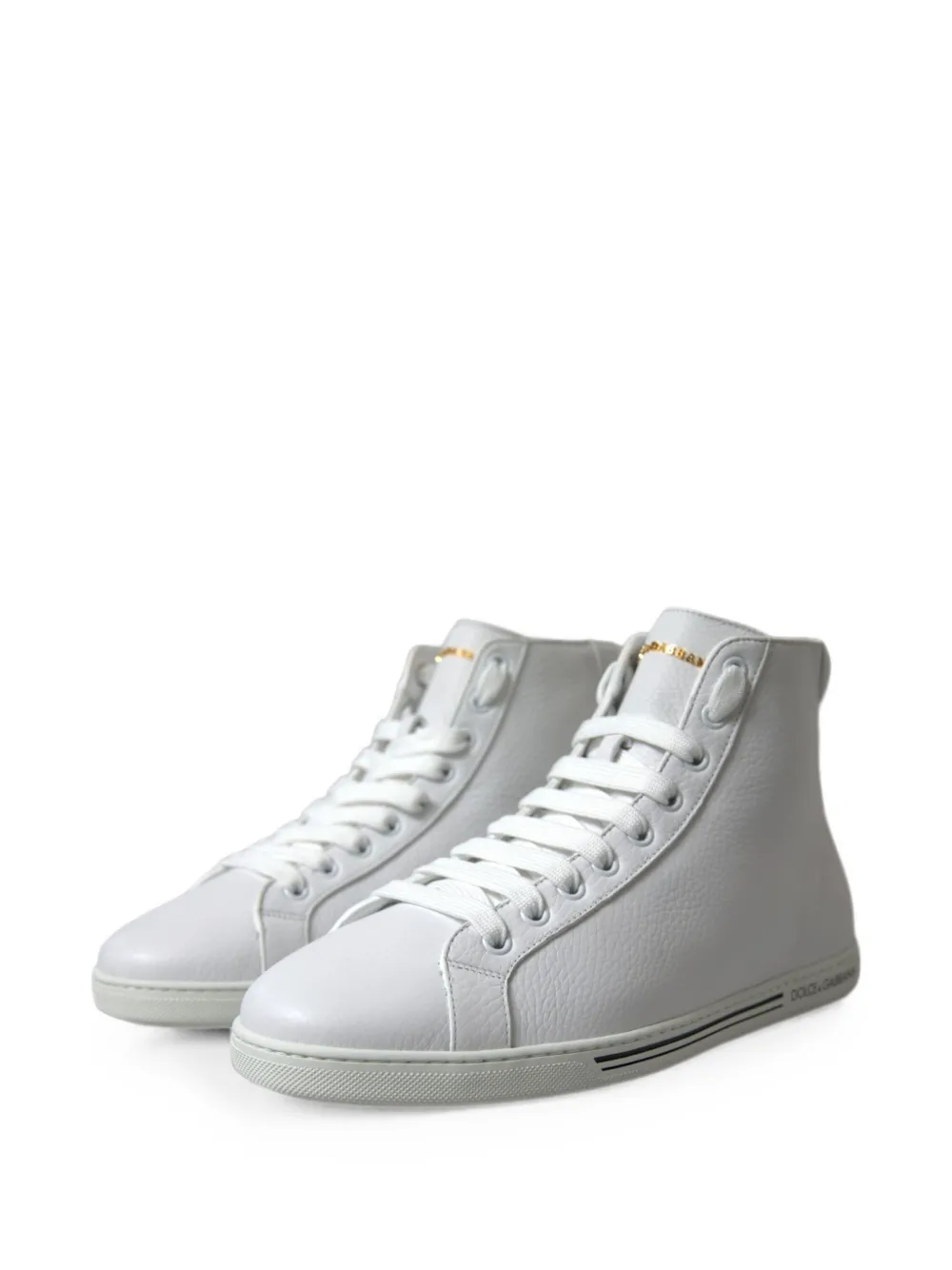 Dolce & Gabbana Saint Tropez leren sneakers Wit