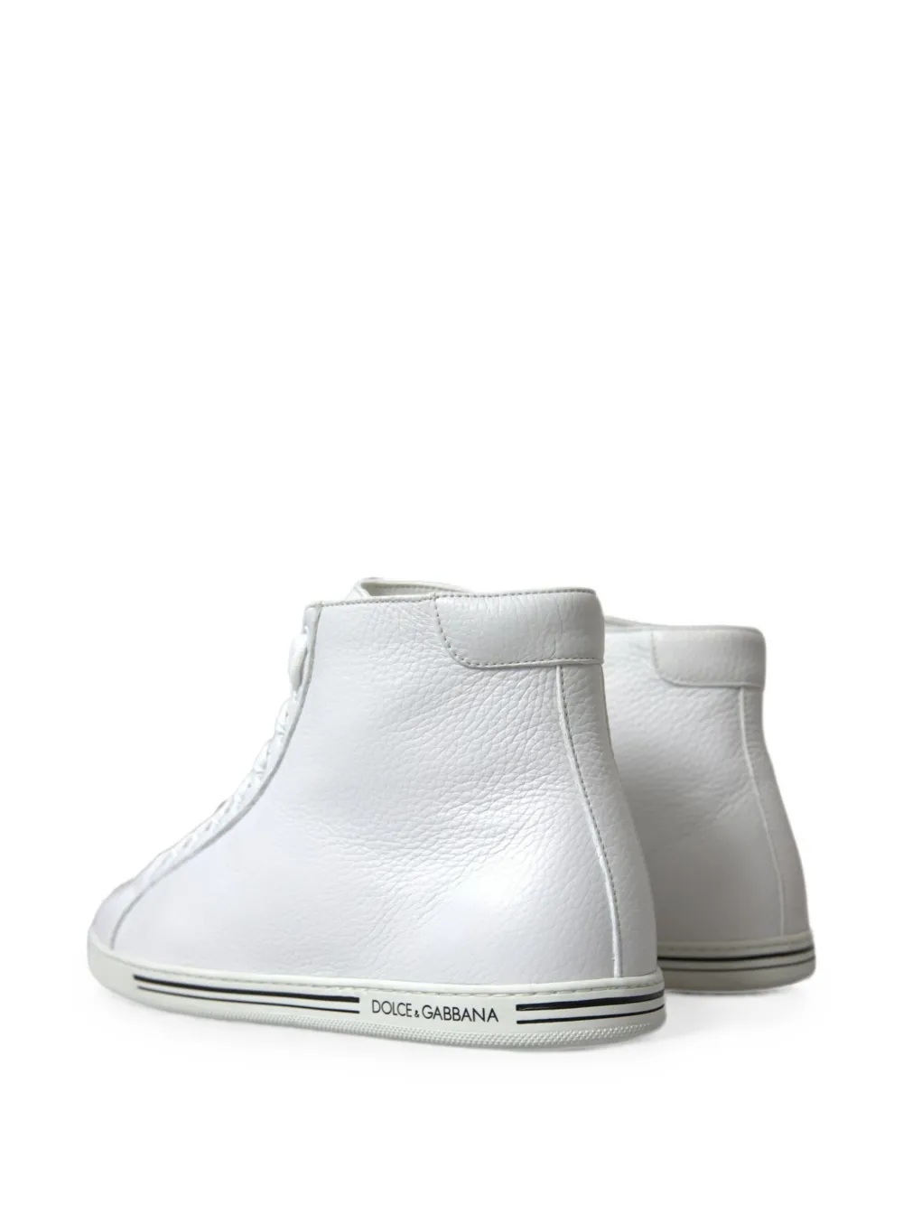 Dolce & Gabbana Saint Tropez leren sneakers Wit