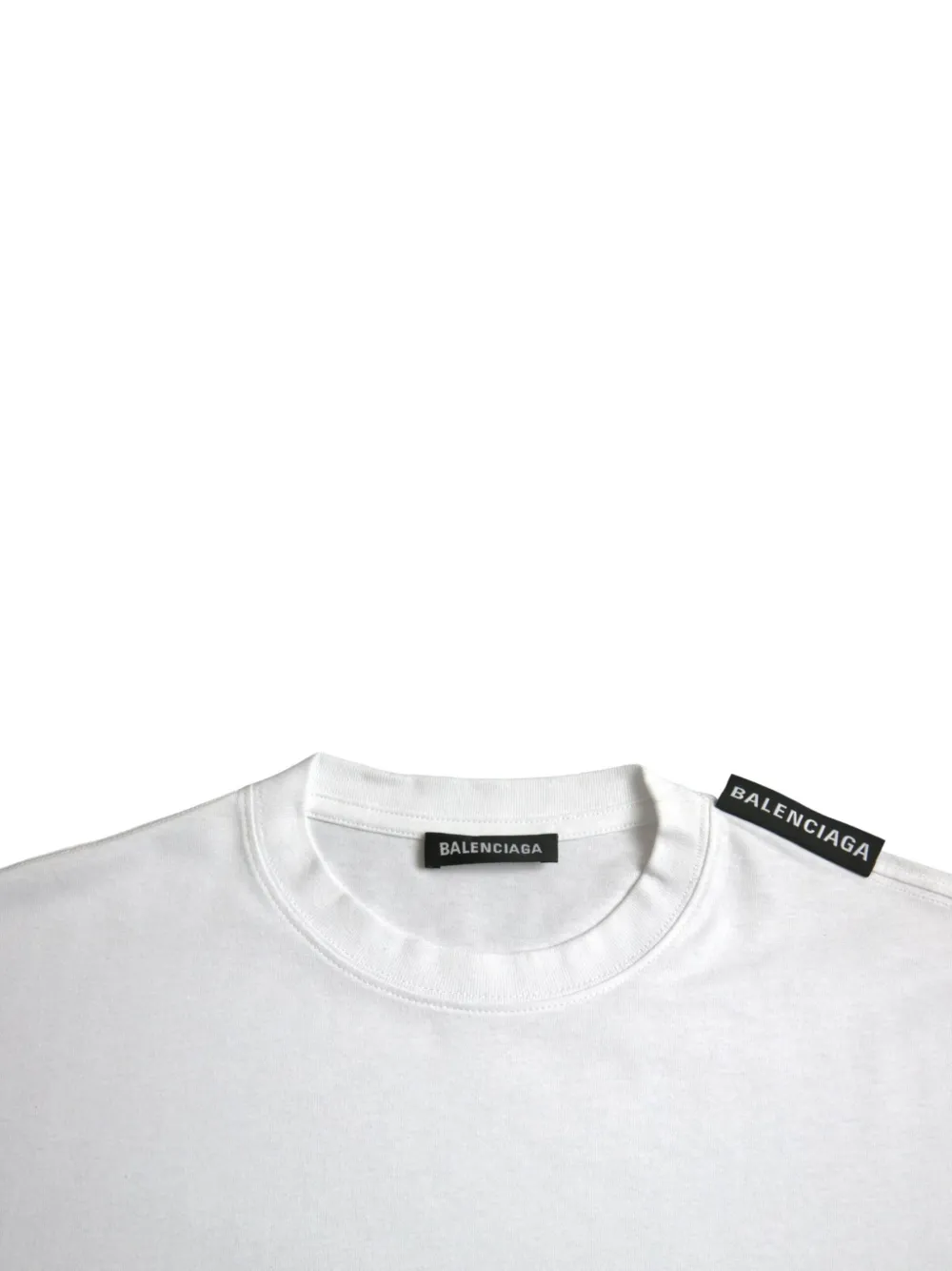Balenciaga T-shirt met logo Wit